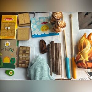 Melissa and Doug camp fire set